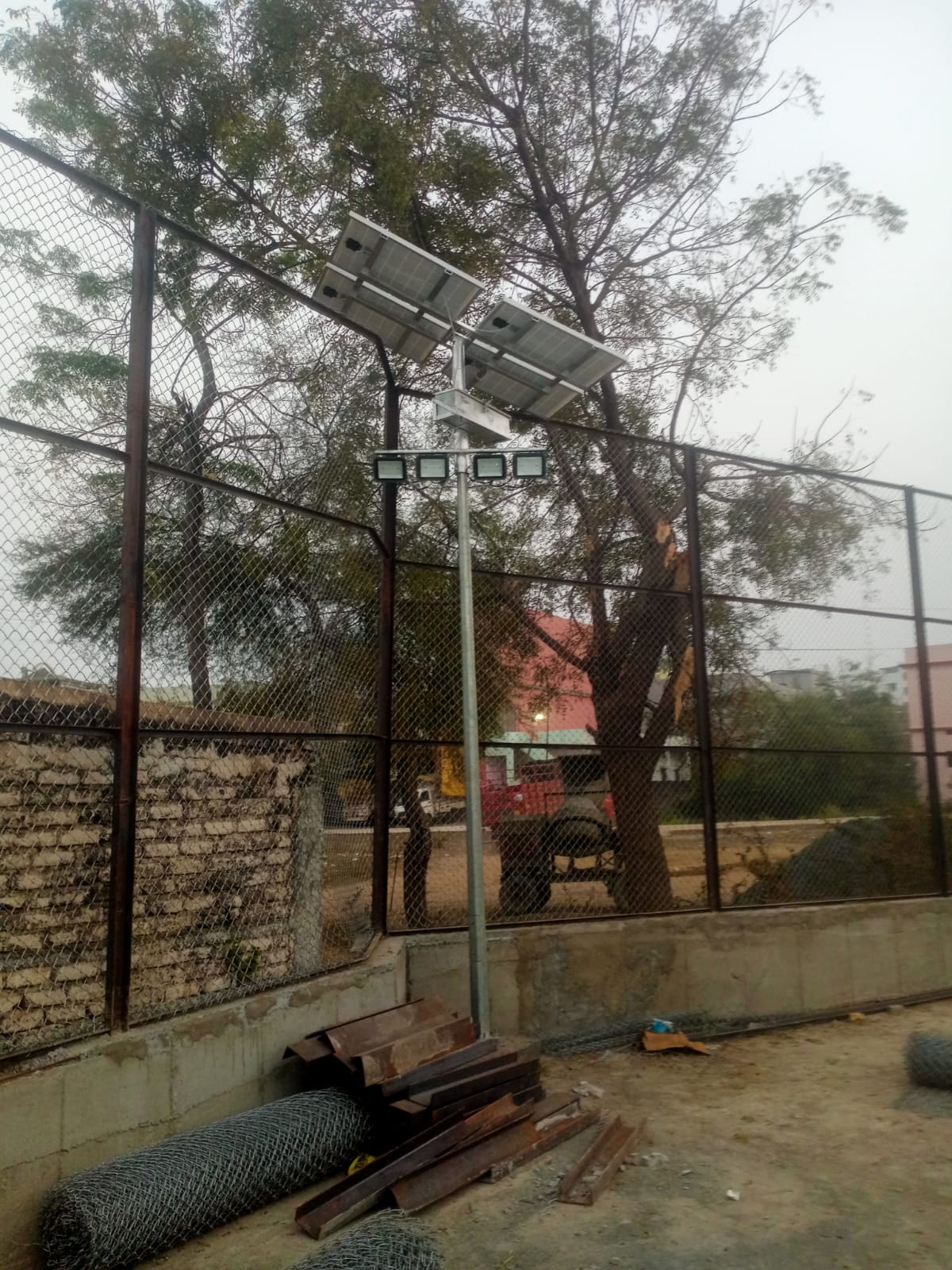 SOLAR HIGH-MAST LIGHTS